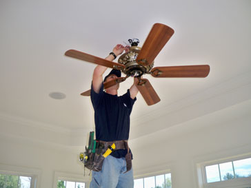 ceiling fan install